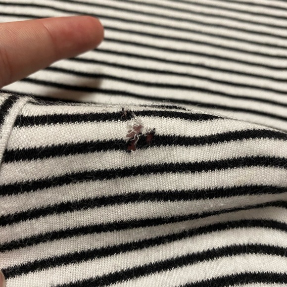 Draper’s & Damon’s Sequin Pumpkin Top Three Quarter Sleeve Shirt Stripes Autumn - Picture 7 of 11